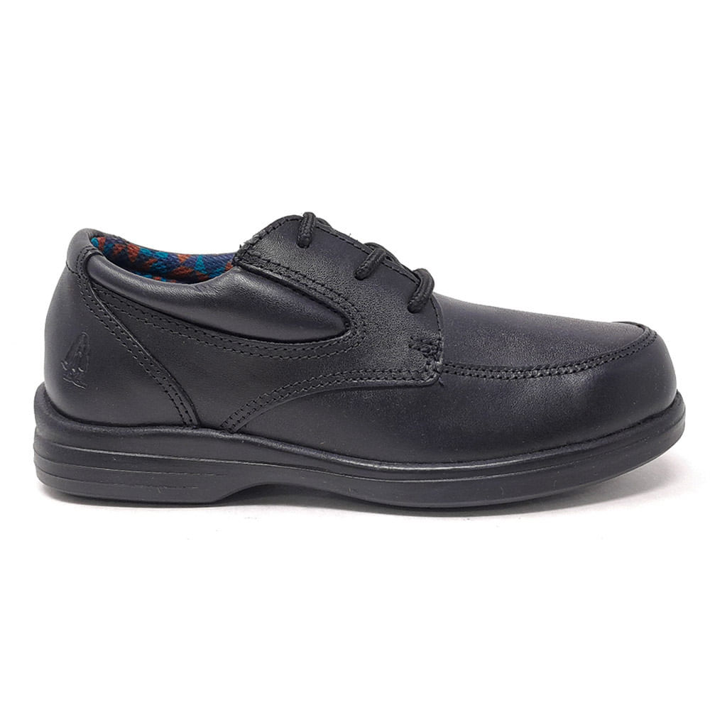 Calzado de vestir escolar Hush Puppies negro para niño