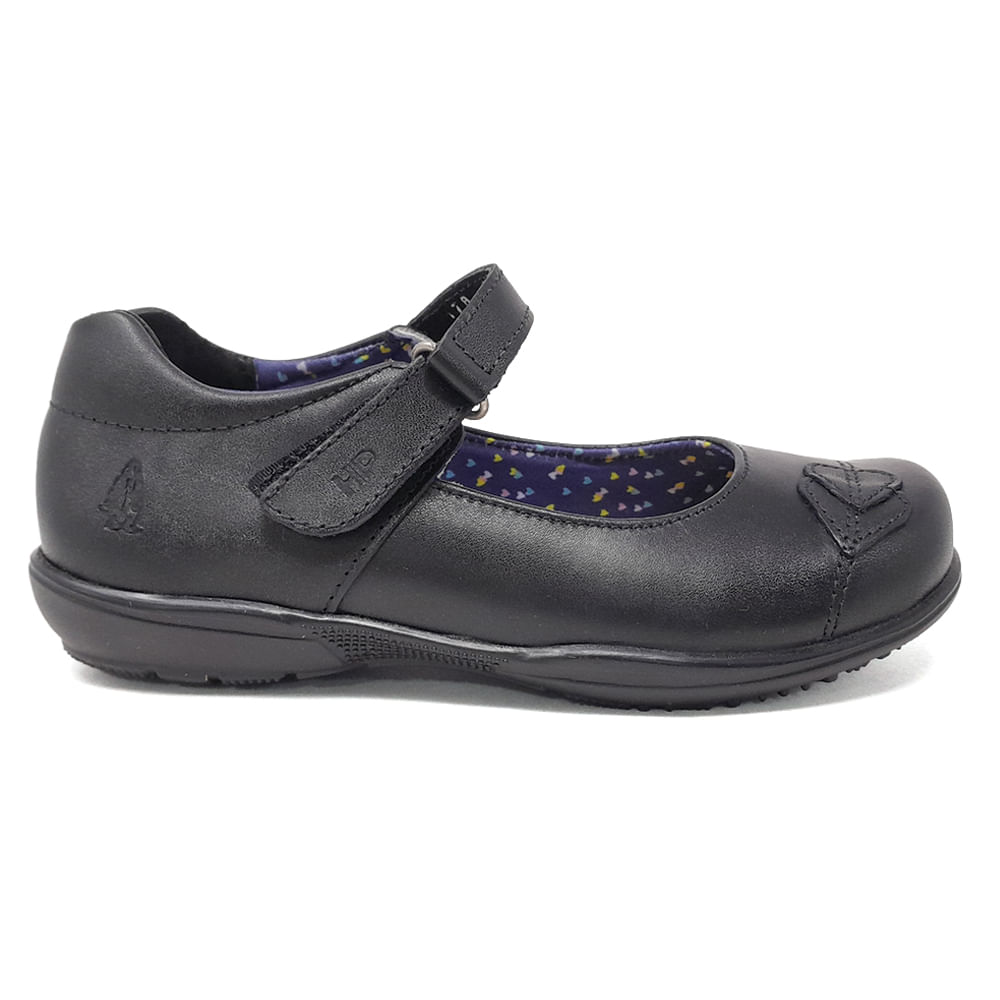Zapato de vestir escolar Hush Puppies negro para niña