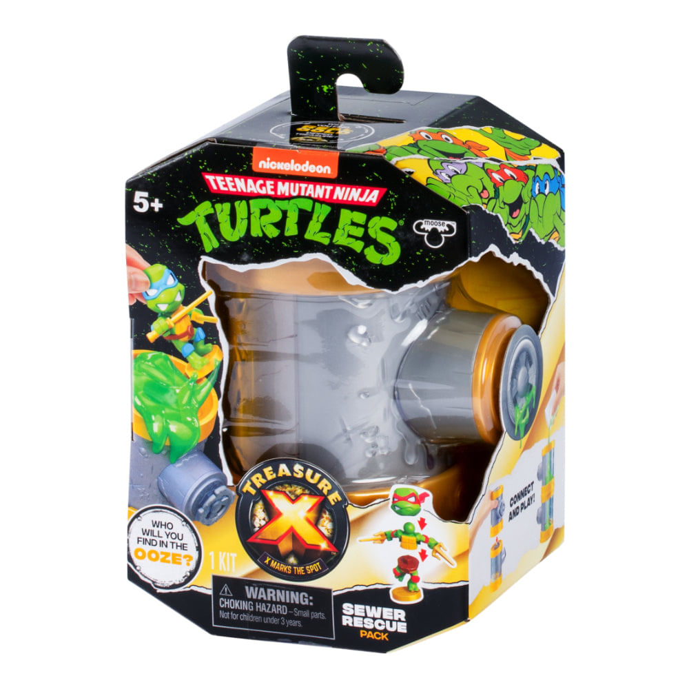 Treasure x tortugas ninja set de rescate alcantarilla x 1