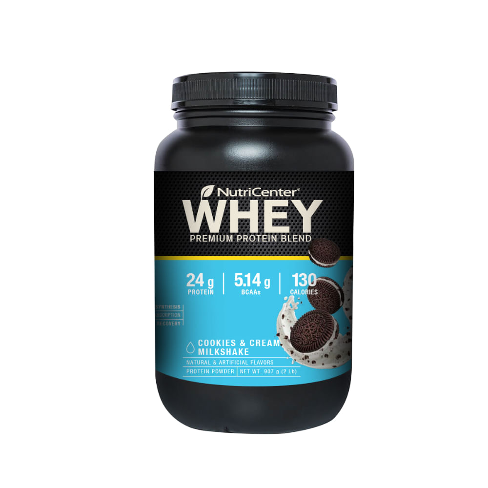 Proteina Premium Whey Cookies and Cream 2LB Nutricenter Whey Premium protein blend Cookies and Cream