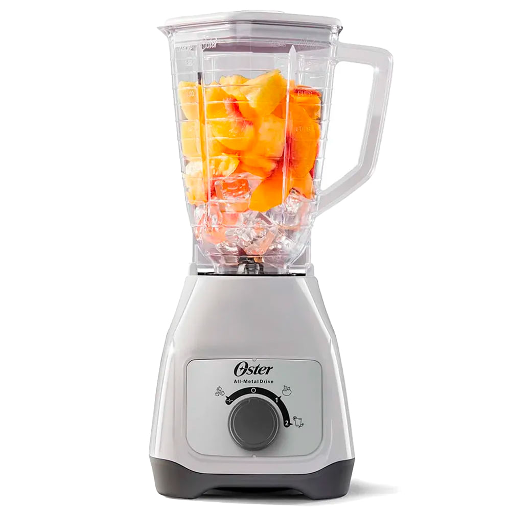 Licuadora 2vel 550w 1.5l jarra plastico blanca