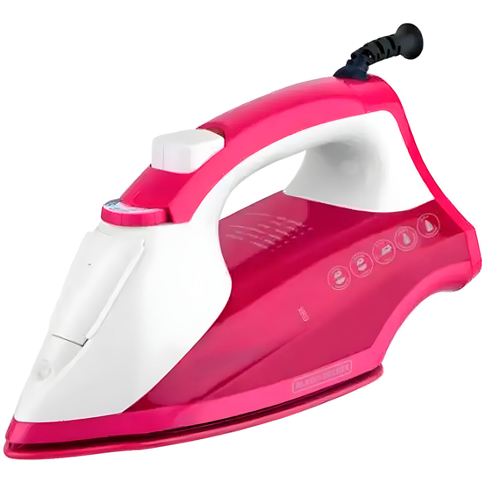 Plancha antiadherente rosa ir1850