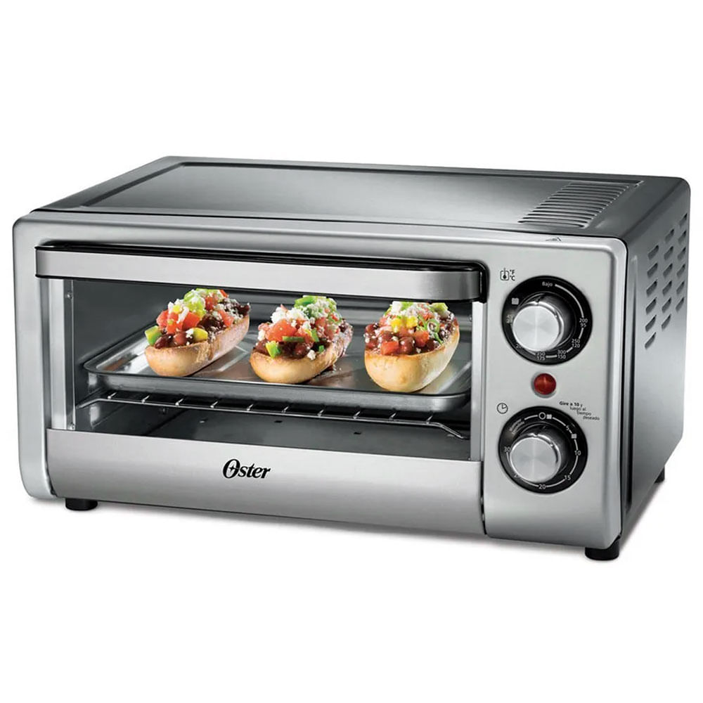 Horno oster 10 litros plateado