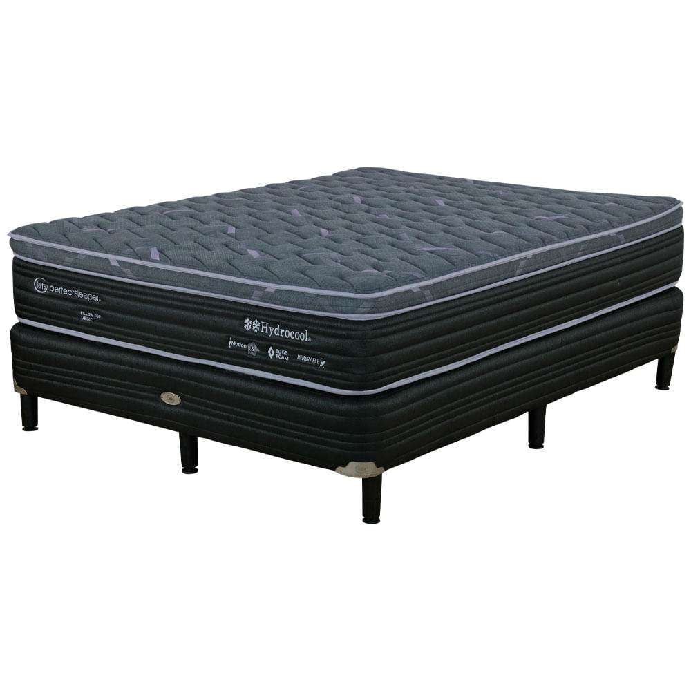 Cama Perfect Sleep Pillow Top confort suave memory flex