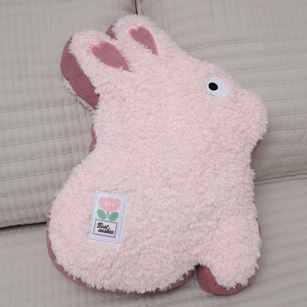 Cojín con forma de conejo