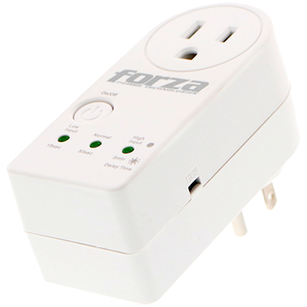 Regulador de voltaje Forza 1800Voltios/ 900Watts 1 toma certificado NEMA 5-15R
