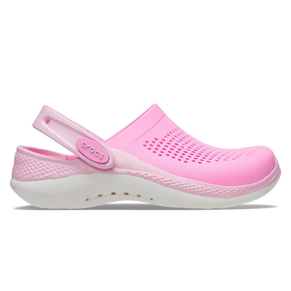 Crocs LiteRide casual rosado para niña