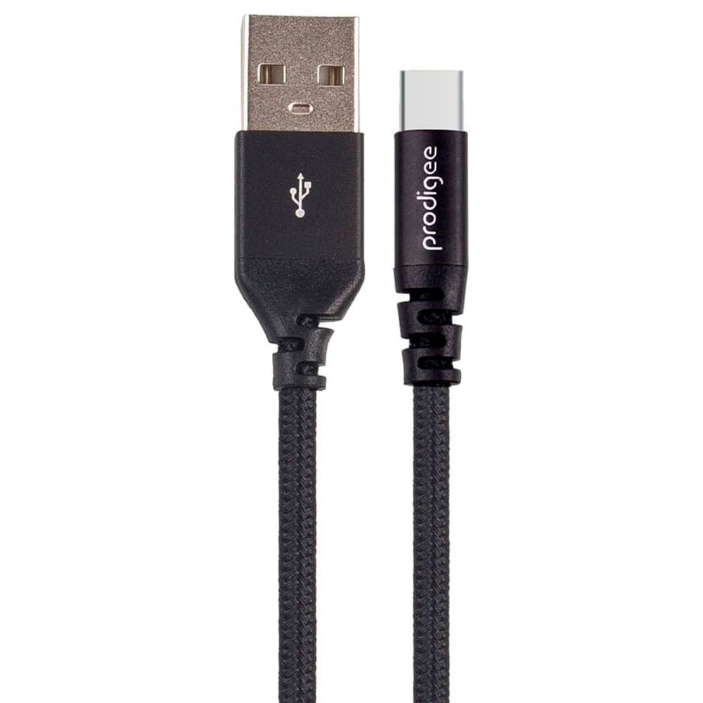 Cable de carga rápida USB-A a USB-C 4ft negro (1.20 m)