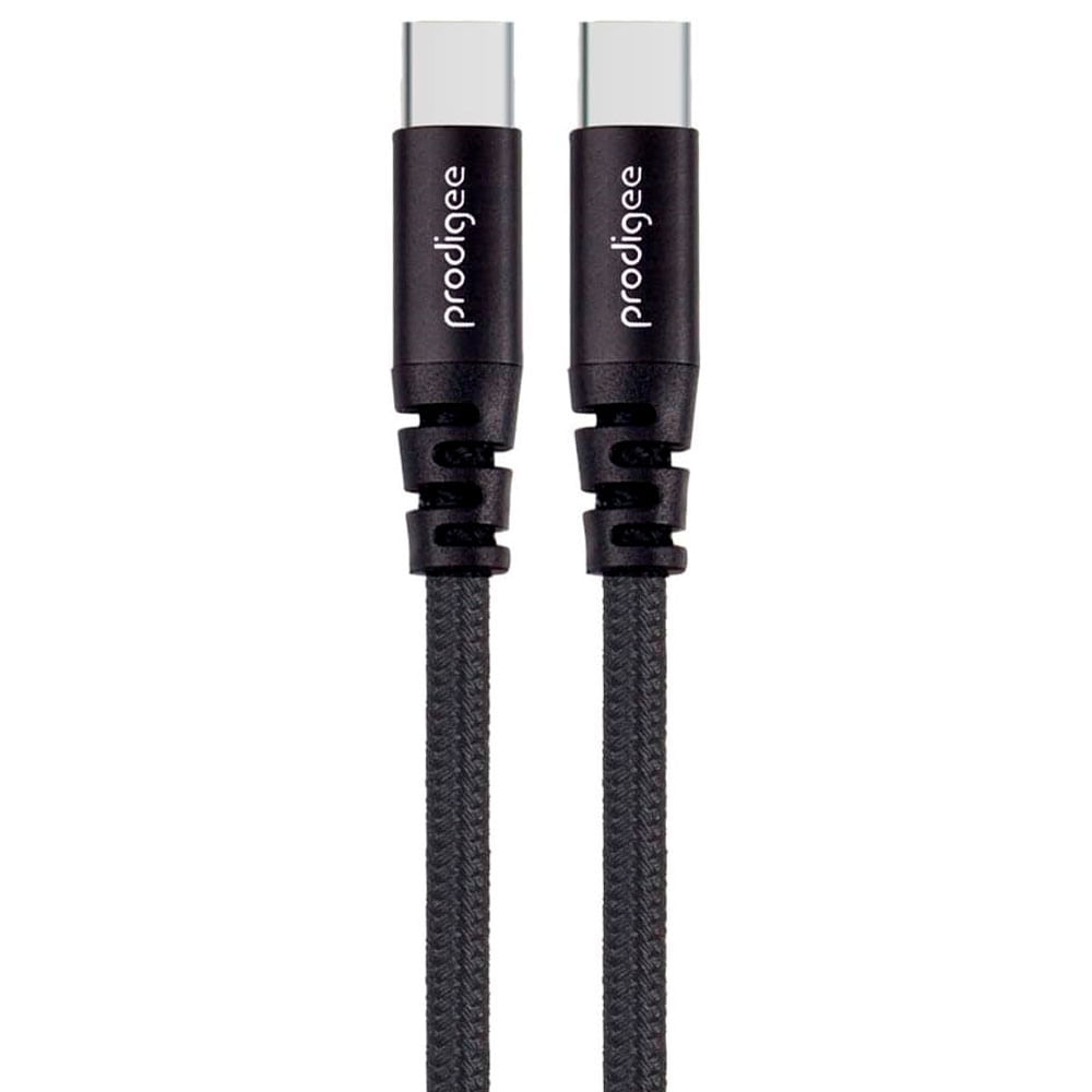Cable de carga rápida USB-C a USB-C 4ft negro (1.20 m)
