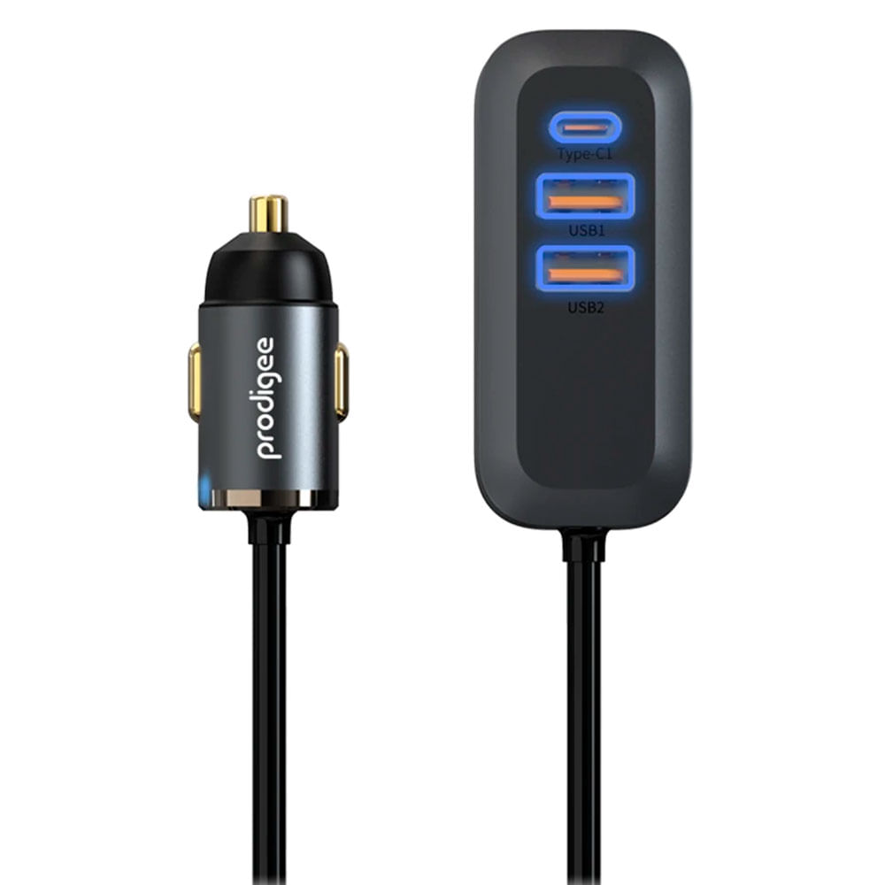 Cargador de carro Prodigee 4 en 1 a 100Watts