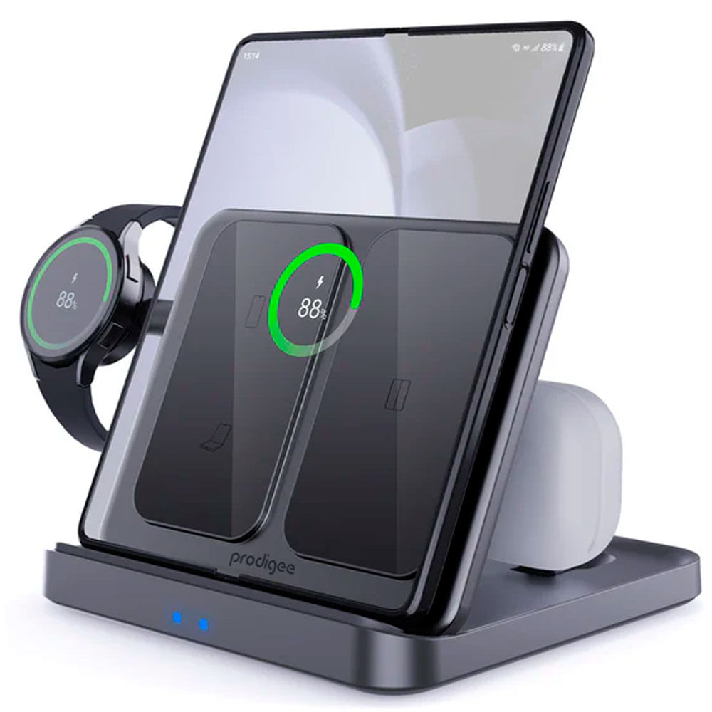 Estación de cargar inalámbrica 3 en 1 Fold 15 Watts