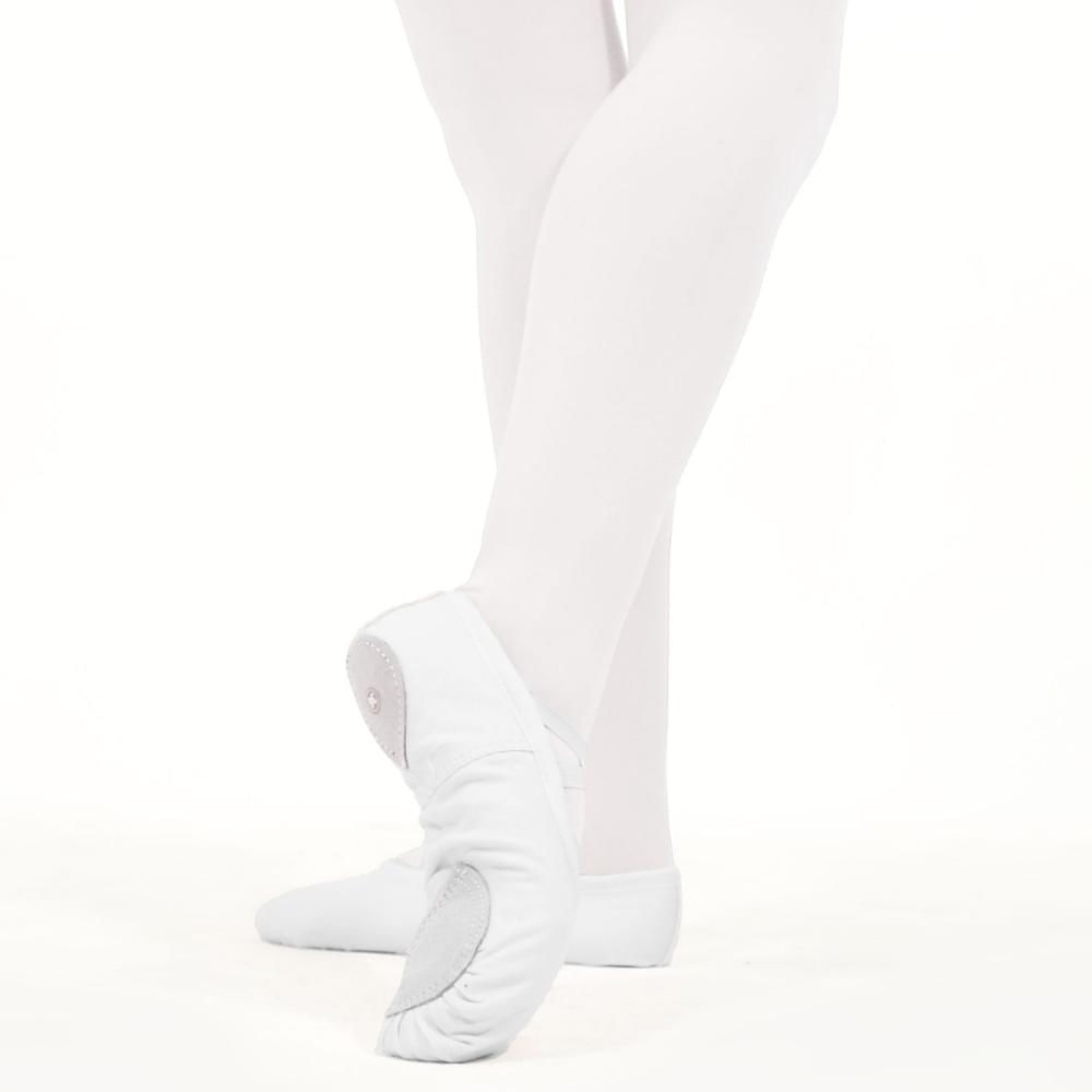 Zapatillas de tela blanco para ballet