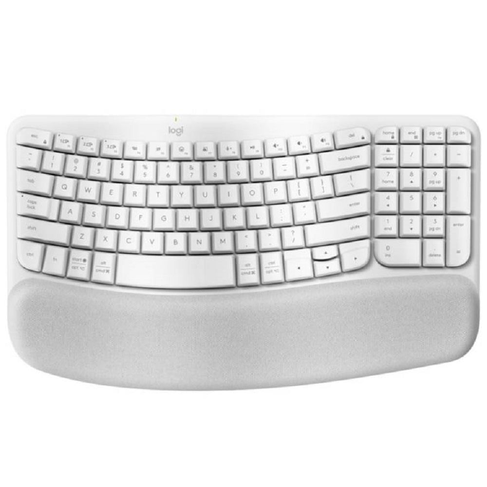Teclado ergonómico Wave Keys blanco