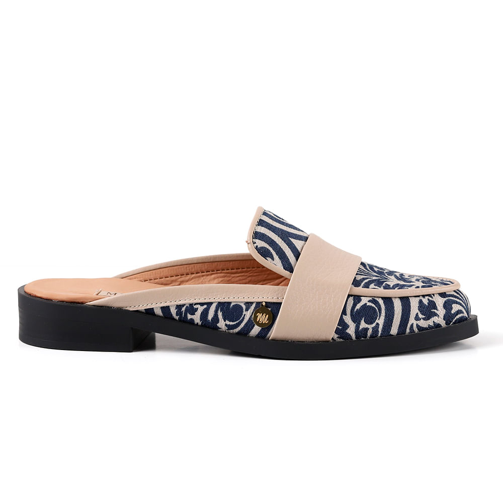 Zapatillas Mulieri  Marruecos color azul para mujer