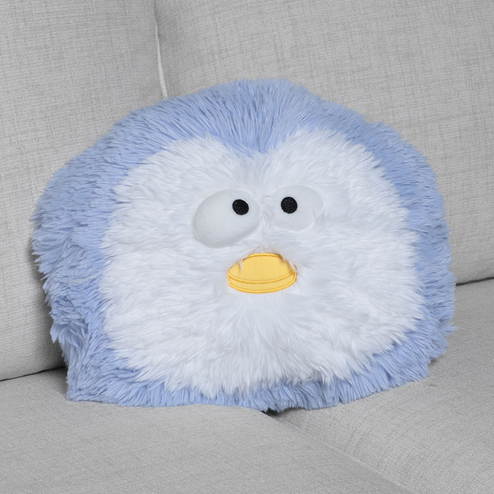 Cojín infantil de algodón con forma de pingüino 42 cm