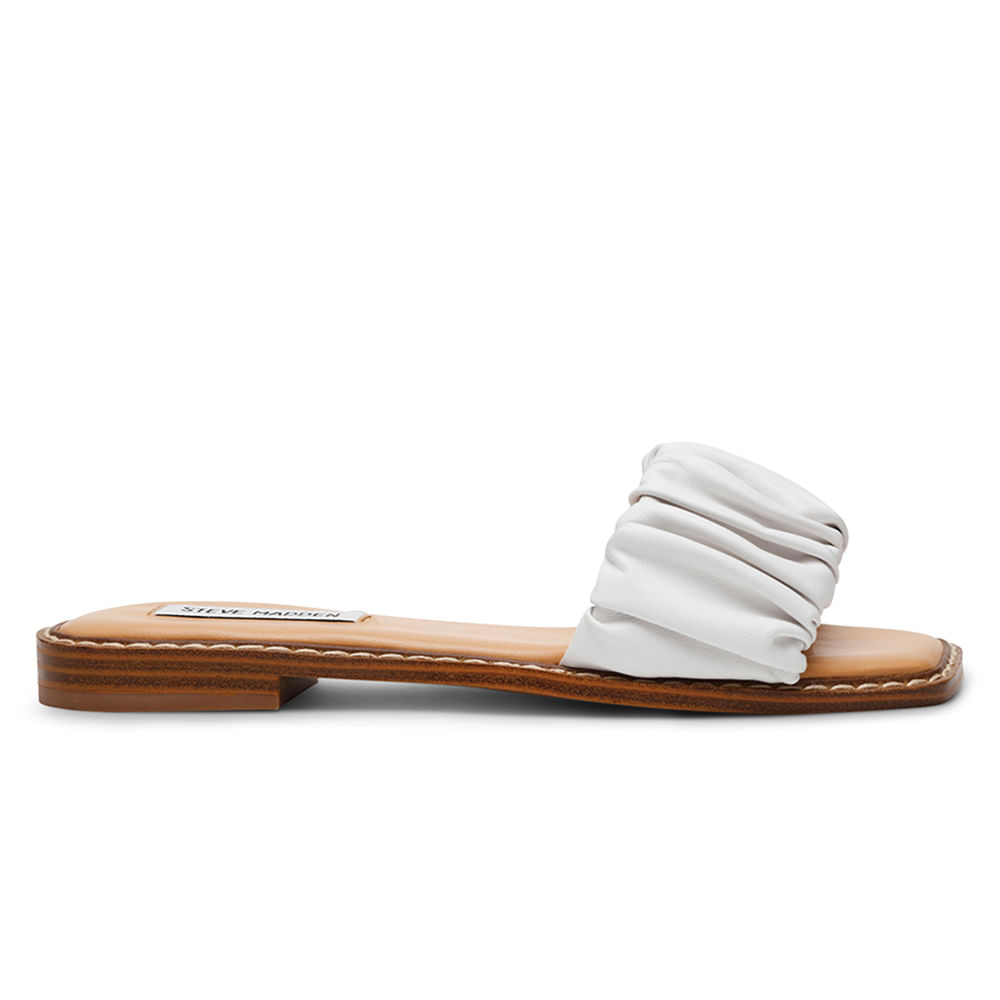 Sandalia casual Steve Madden color blanco para mujer