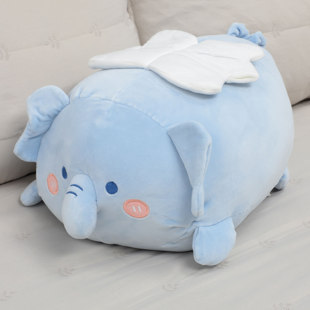 Cojín infantil de elefante con alas 32 cm