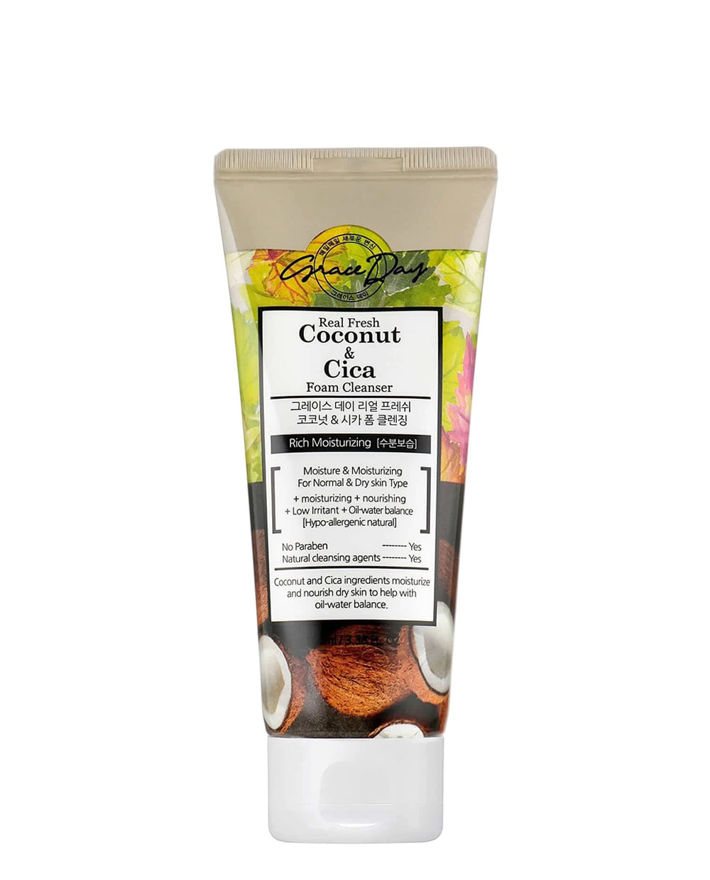 Grace Day Real Fresh Coconut & Cica Foam Cleanser