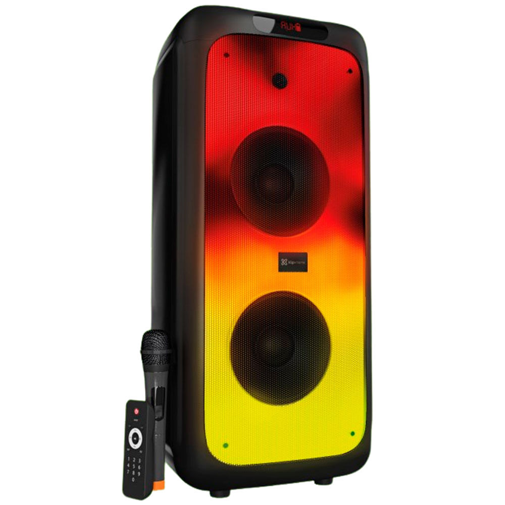 Bocina portátil BoomFire Pro 200 Watts con luces LED