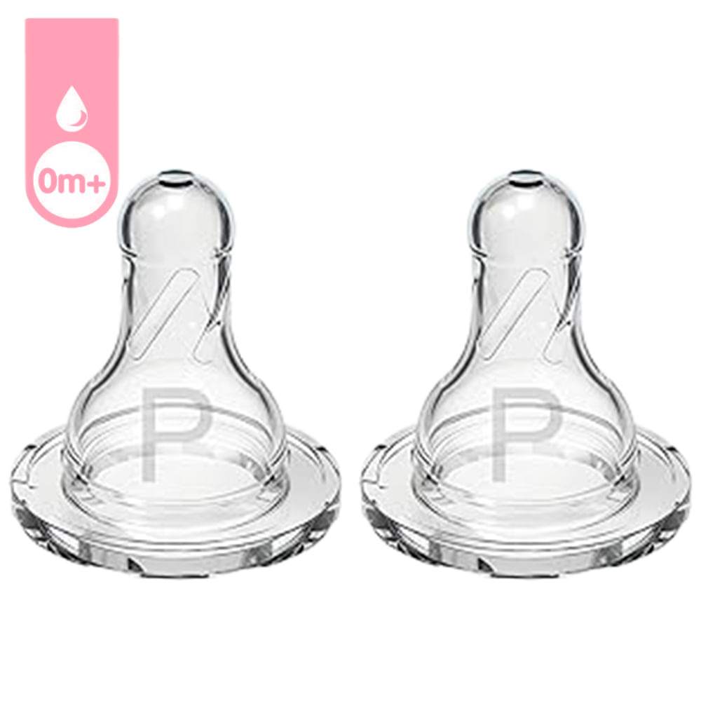 Set de 2 biberones flujo rápido 3 Natural Flow s 6M+