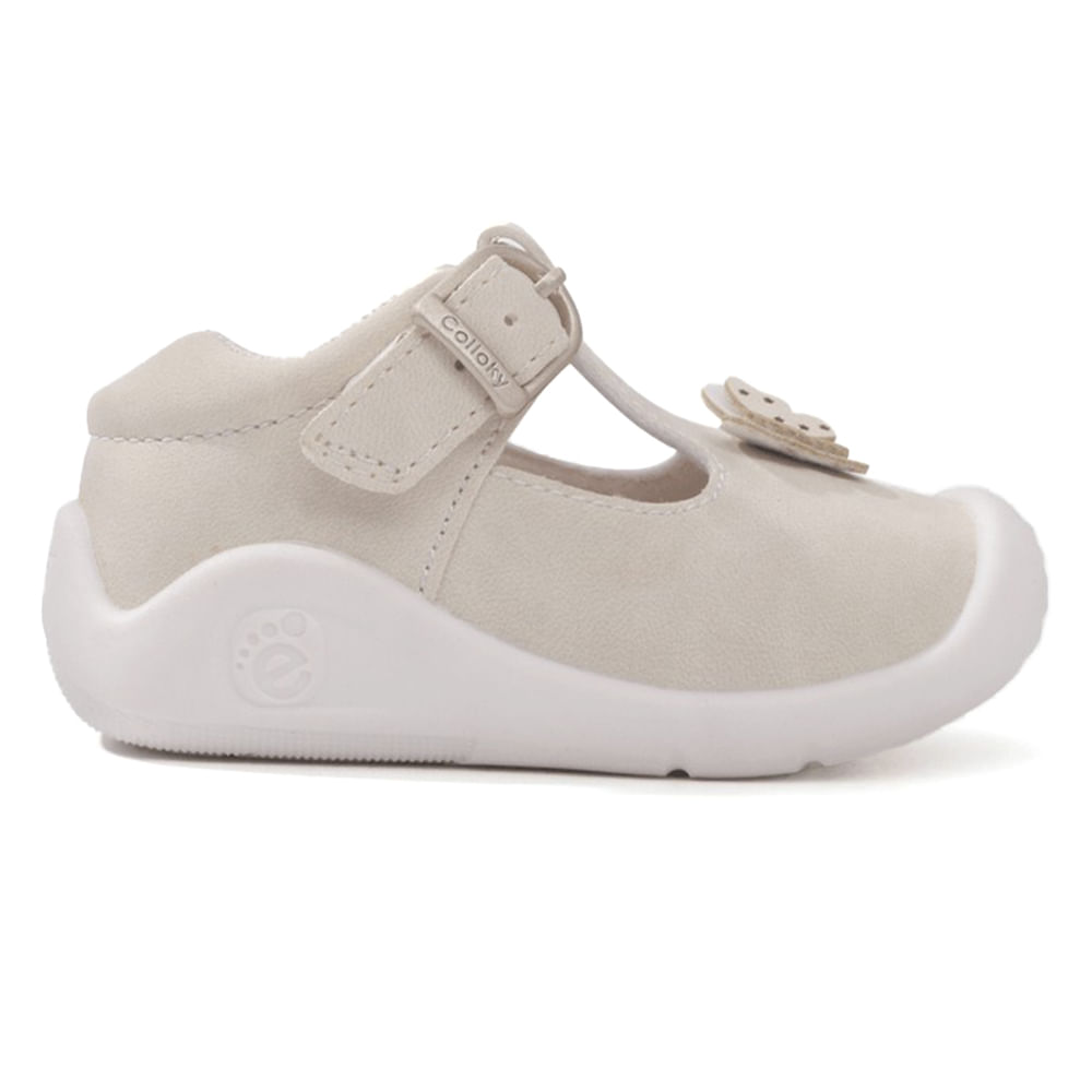 Zapato casual Colloky beige para niña bebé