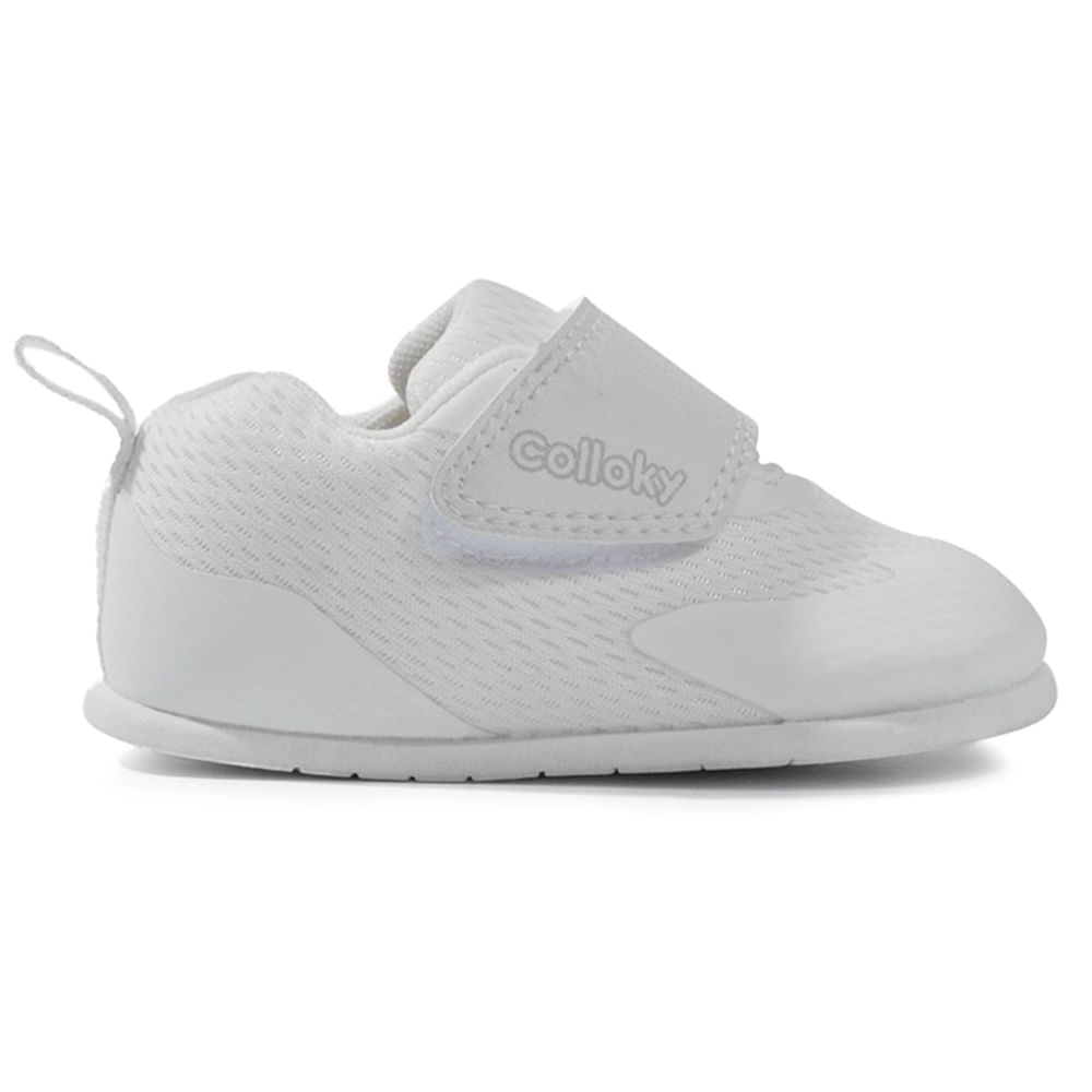 Zapato deportivo Colloky blanco para niña bebé