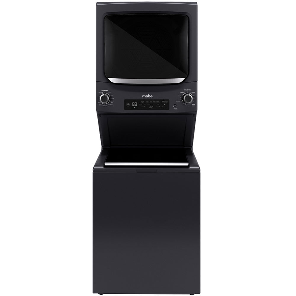 Centro de lavado smart eléctrico 24 kg negro Mabe MCL2440EPDG0