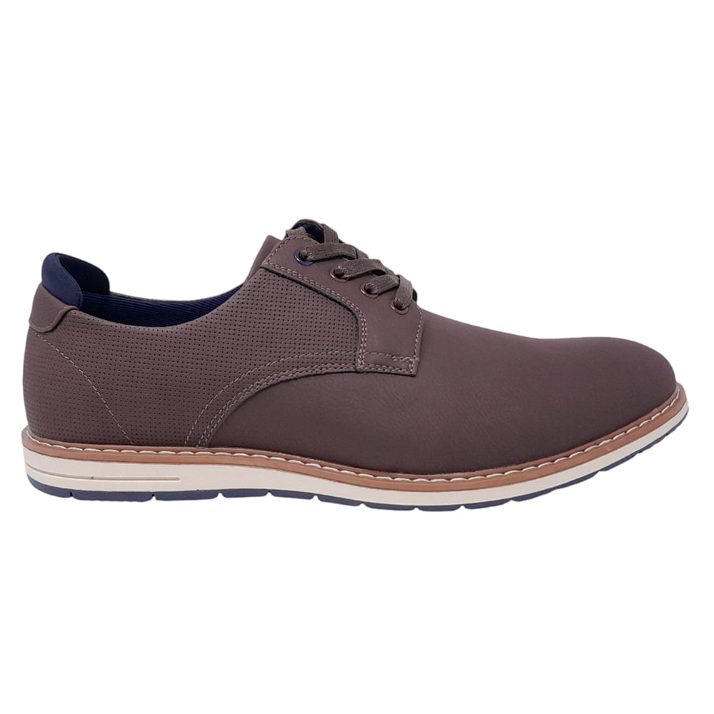 Zapato Unexpected Luxembourg casual color café para hombre