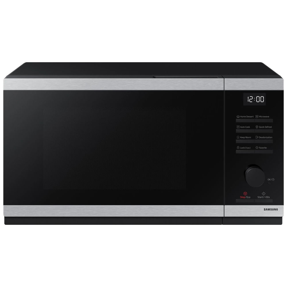 Microondas Samsung 23 L (0.8 PCU) gris/negro MS23DG4504ATAP