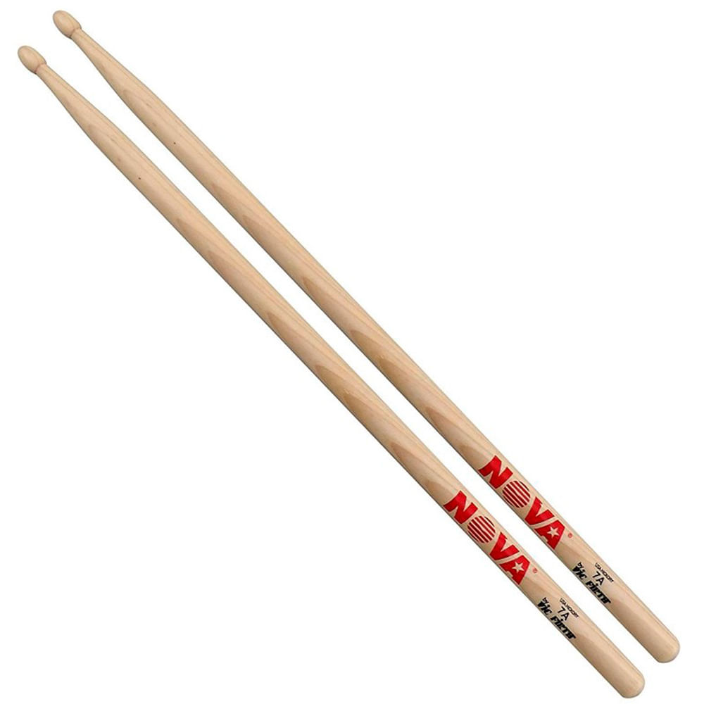 Set baquetas punta de madera Vic Firth 7AW