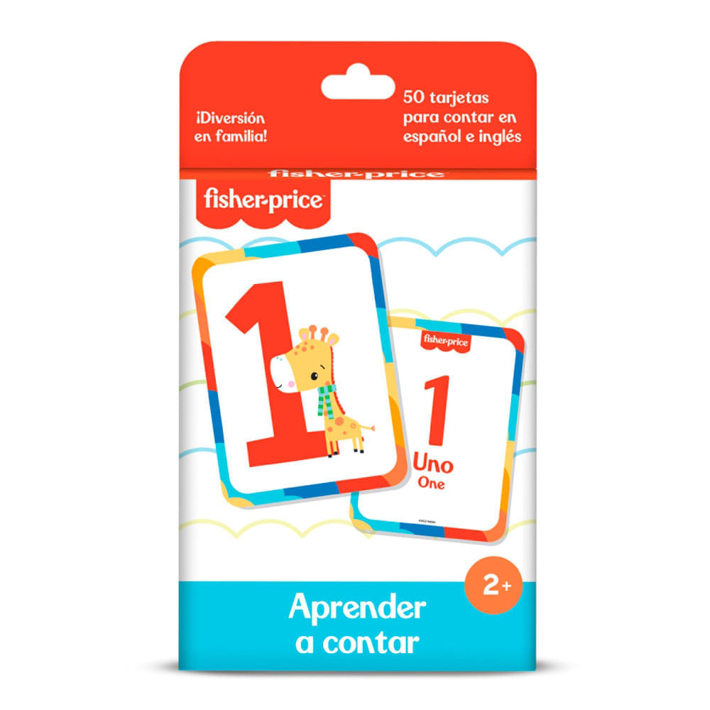 Fisher Price 50 Tarjetas Aprender a Contar