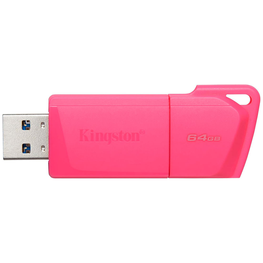 Memoria Kingston USB 3.2 64GB Exodia M neón rosa