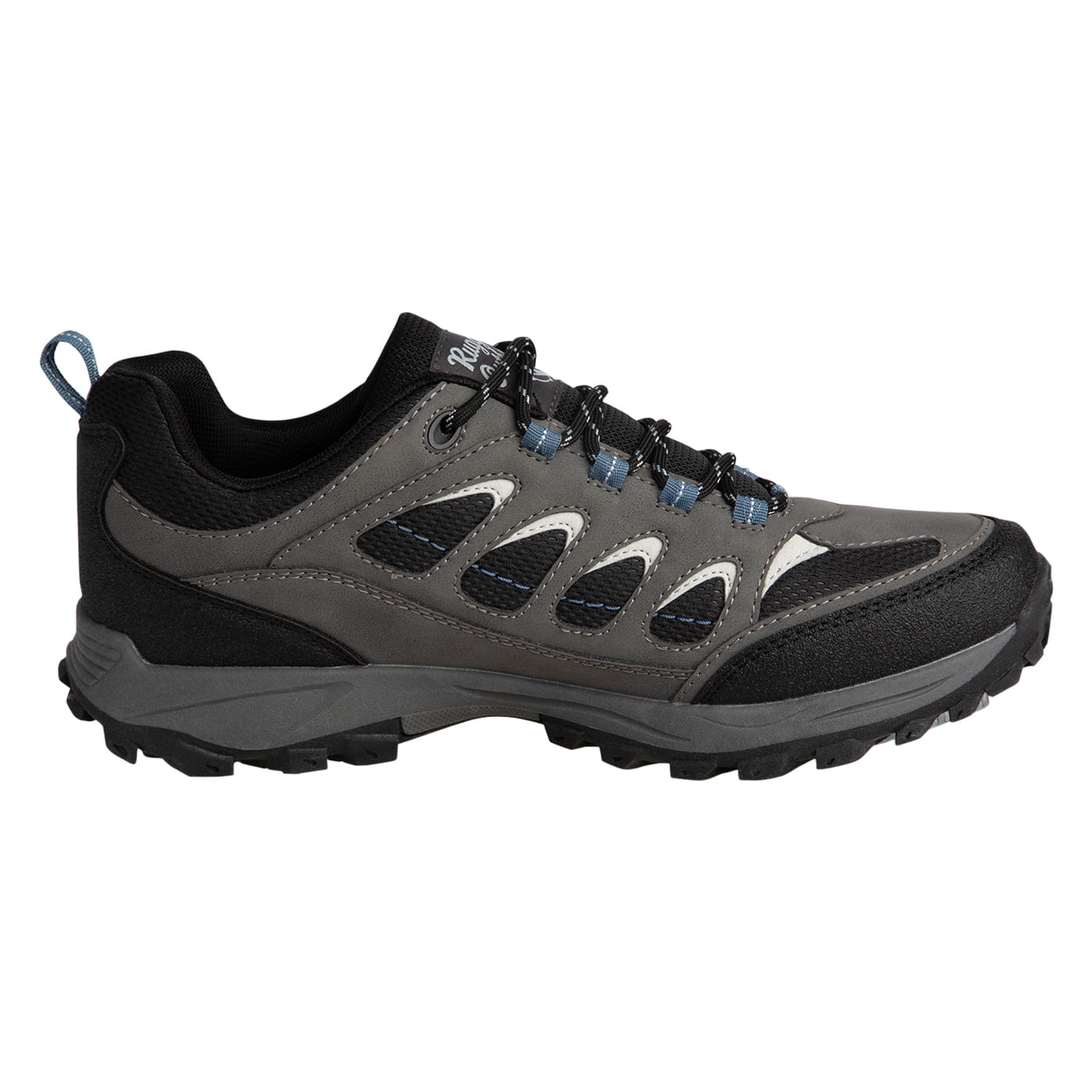Zapatos para excursión gris oscuro con cordones para hombre Zapatos para excursión con cordones para hombre Gris Oscuro Talla: 10