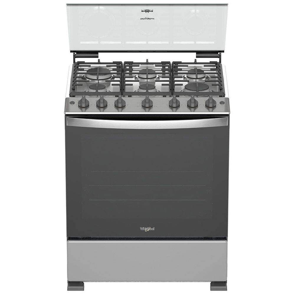 Cocina 6 quemadores con horno a gas 76 cm (30") LWFR5200D Whirlpool