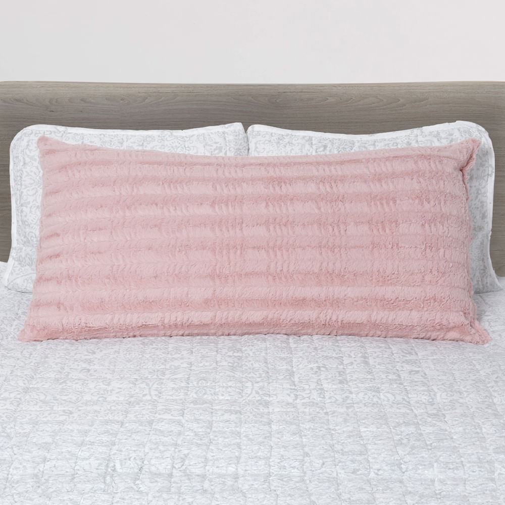 Cojín body pillow con diseño de líneas 41x92 cm