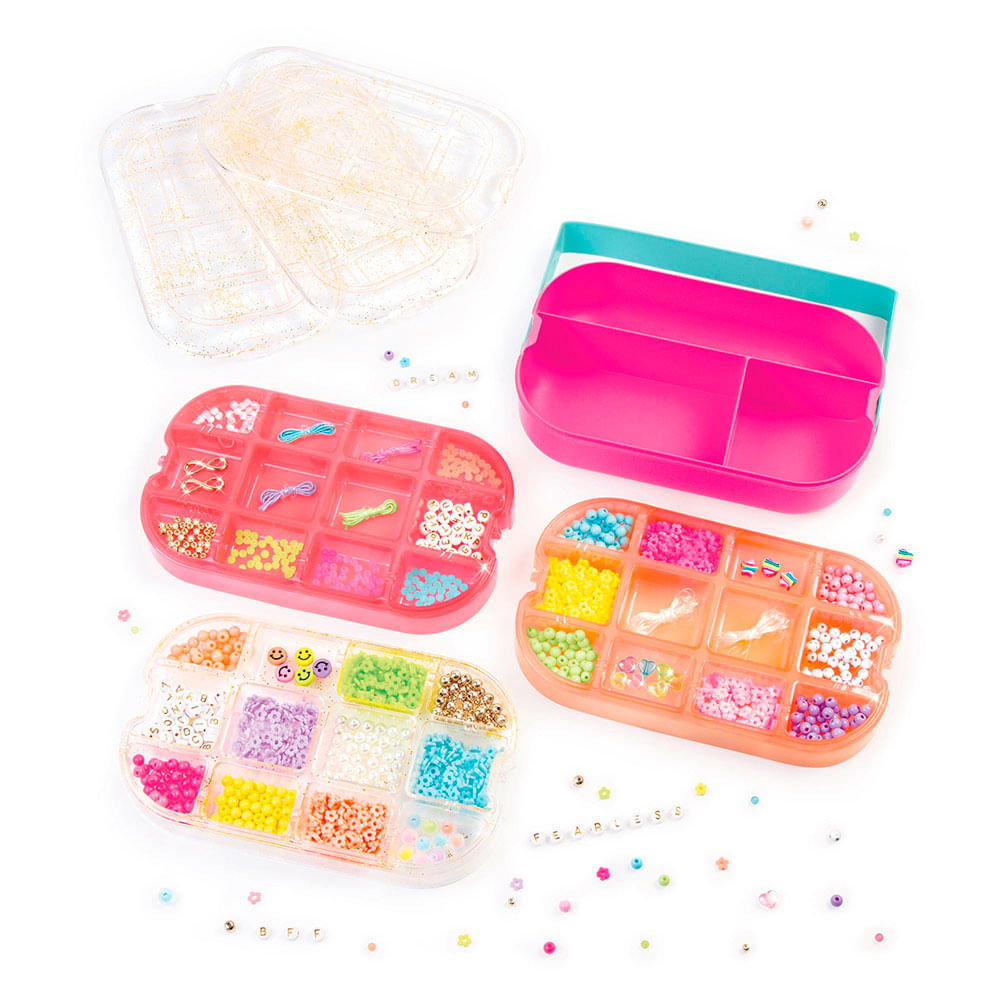 Make it Real Kit Portátil de Joyería Incluye 1381 Piezas
