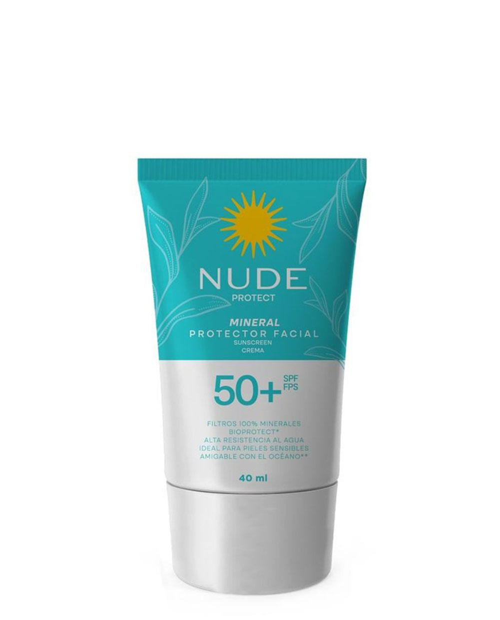 Protector Solar Facial Nude Mineral SPF50+ 40ml