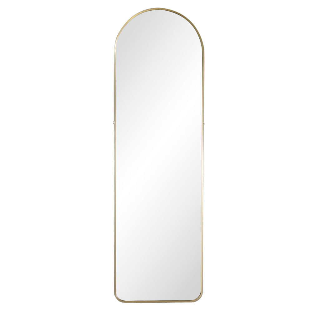 Espejo de pie con marco de aluminio 50x165 cm