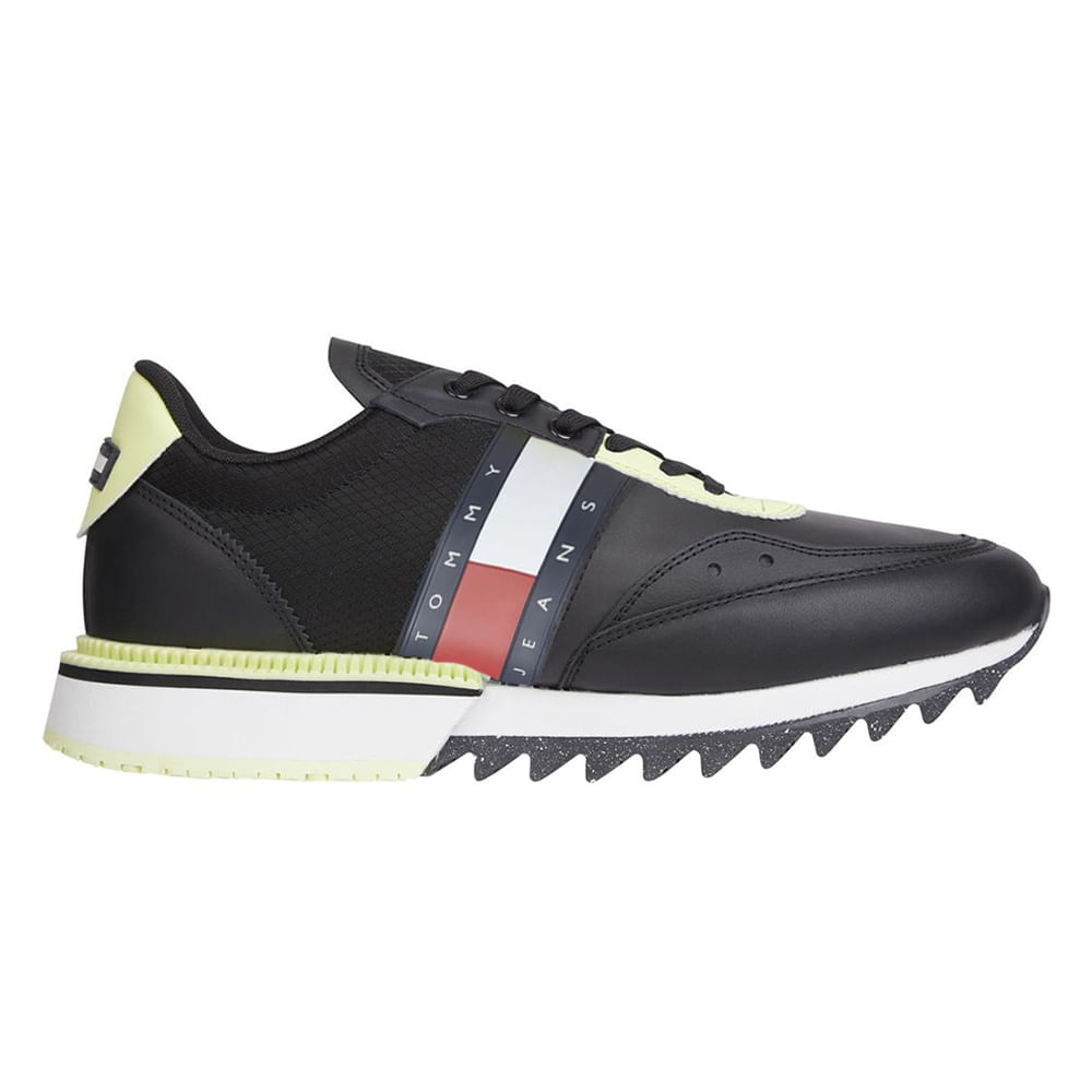 Zapato deportivo casual Tommy Hilfiger color negro para hombre