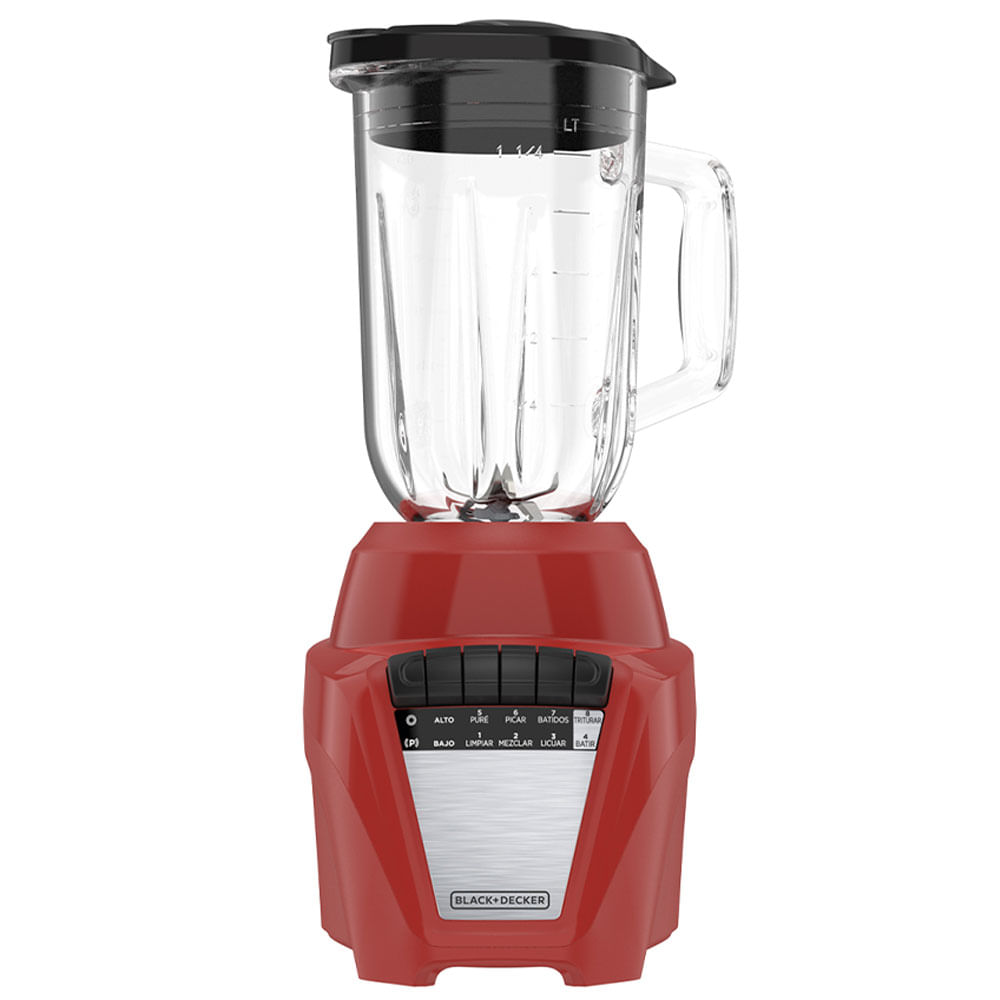 Licuadora Black and Decker ice crush roja