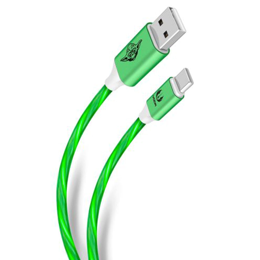 Cable USB a USB C con luz LED Star Wars de 1 m surtido