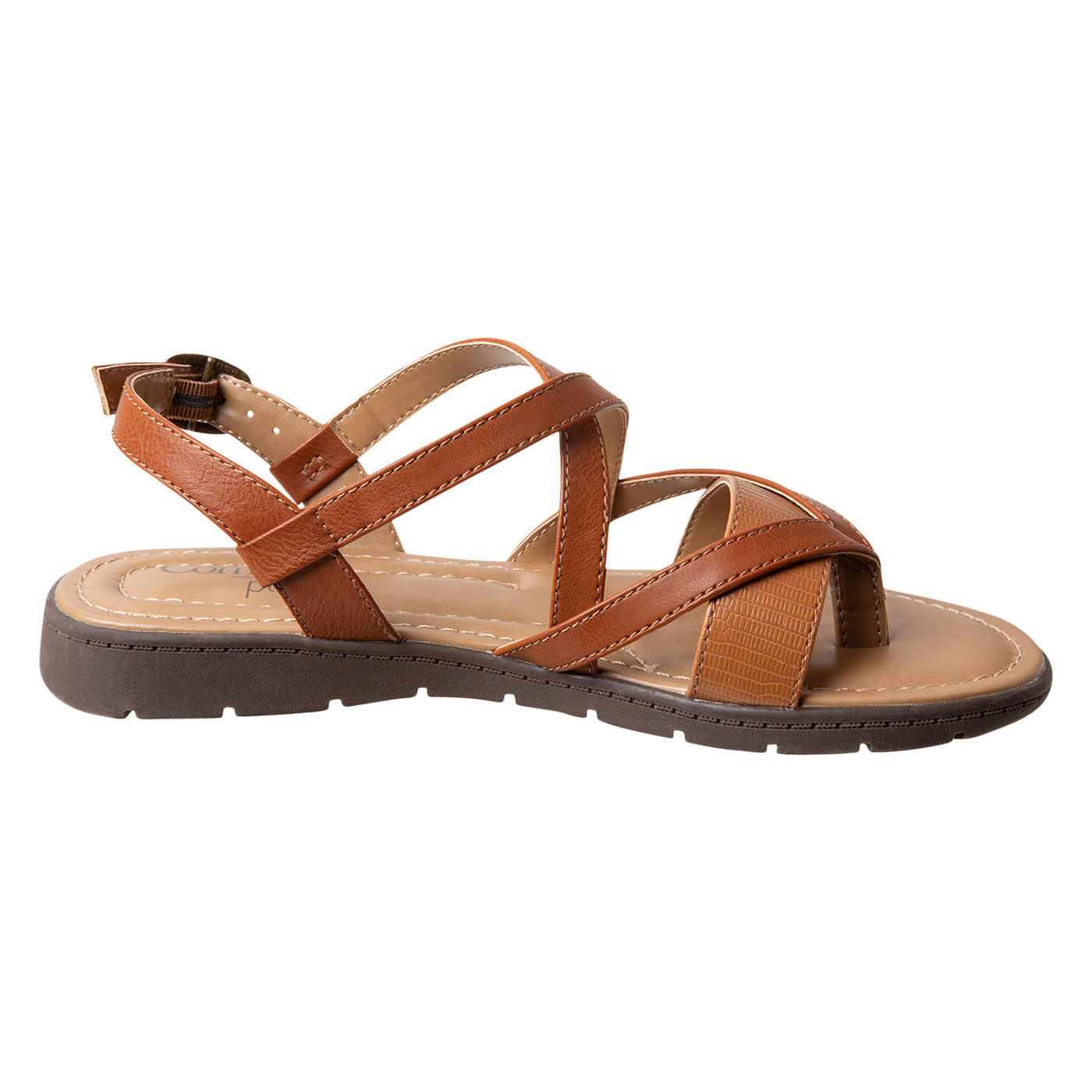 Sandalias Nancy café para mujer