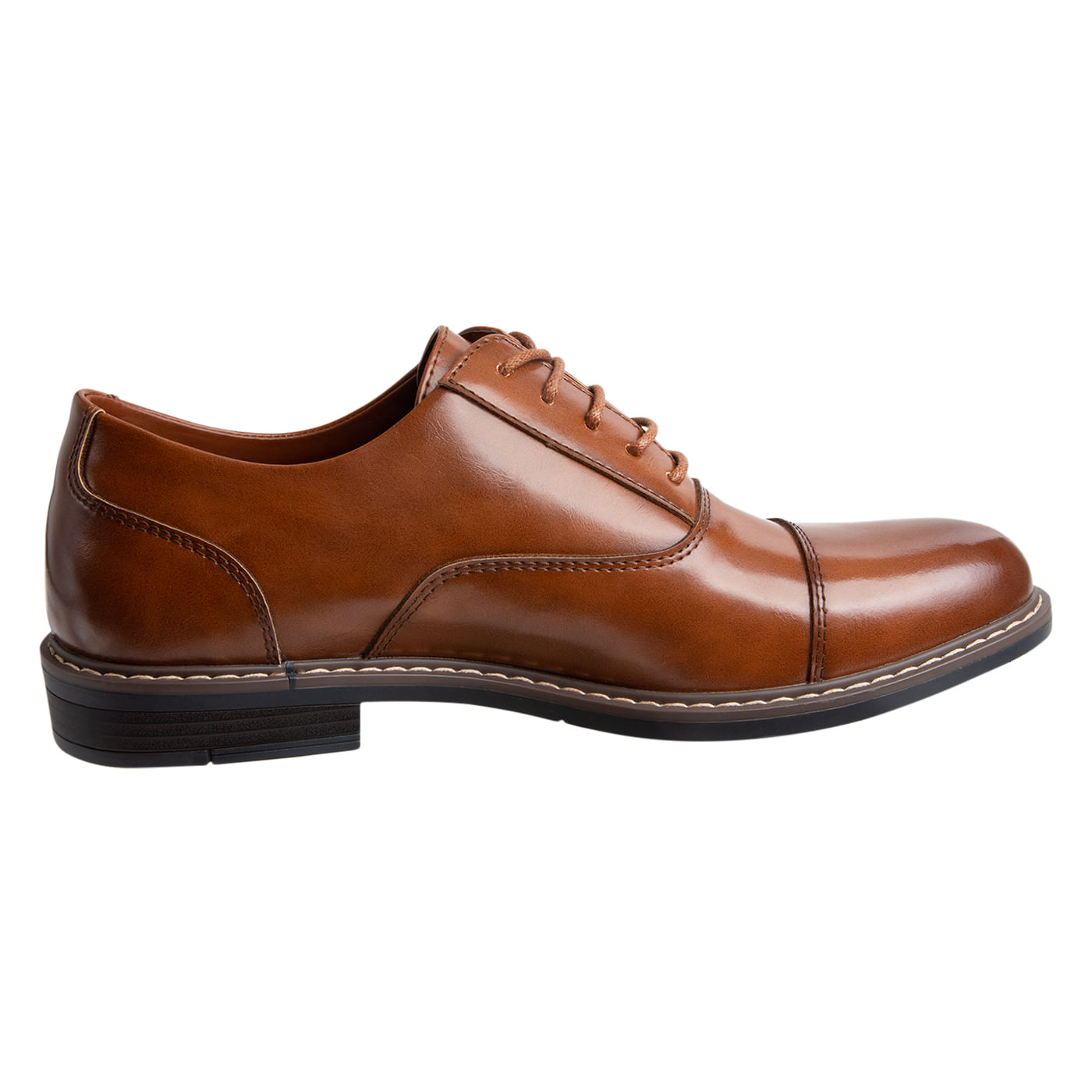 Zapato de vestir tipo oxford color café para caballero Zapatos de vestir tipo oxford para hombre Cogñac Talla: 8.5