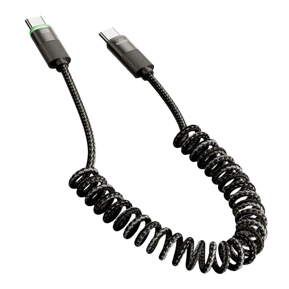 Cable Toocki Spring  100W Tipo C - Tipo C/ Txctt1-Jy01x