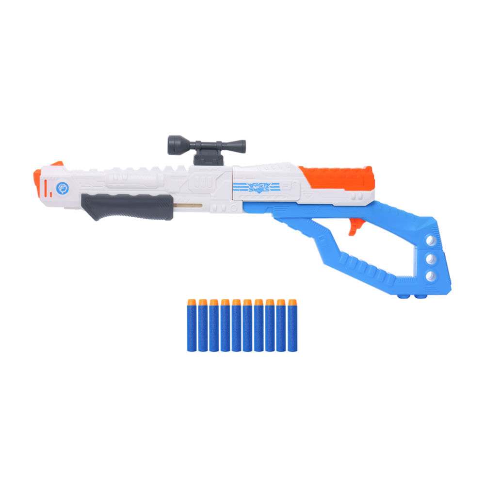 Fast Shots Set Lanzador 10 Dardos Foam