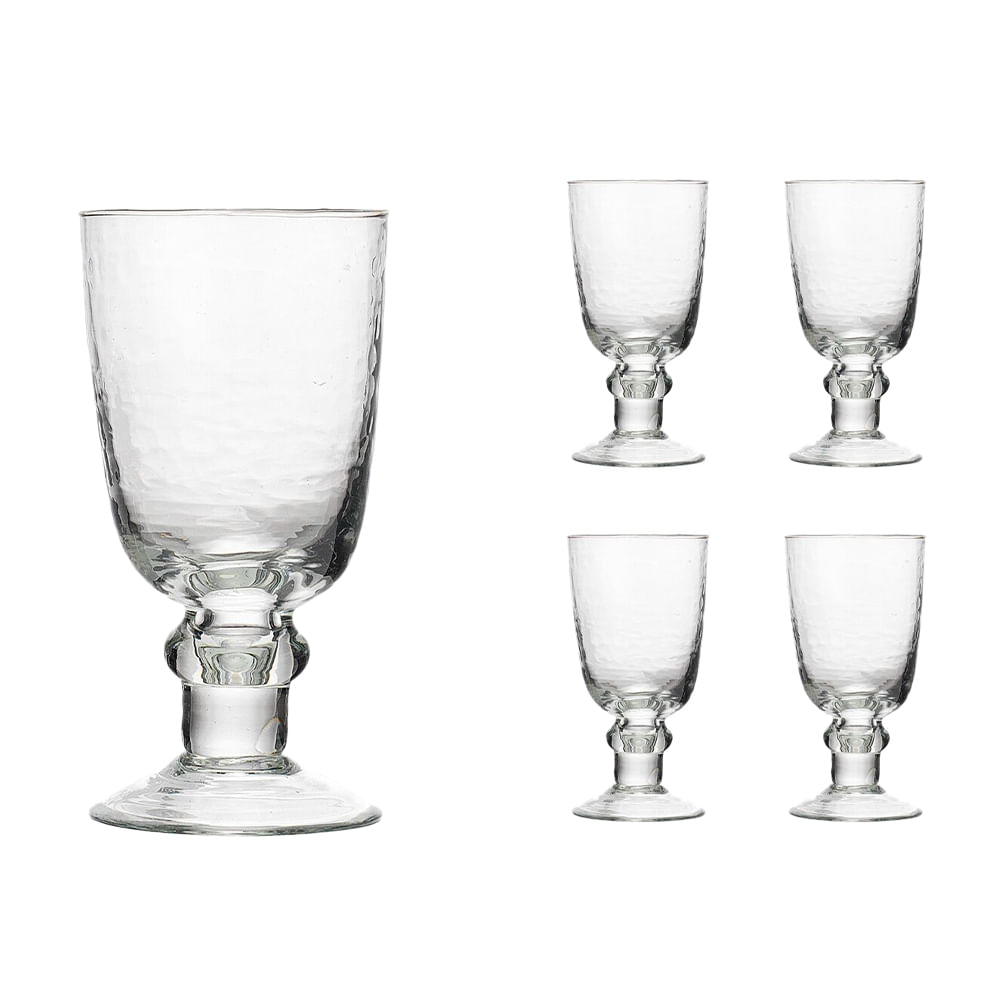 Set de 4 copas Godinger de vidrio