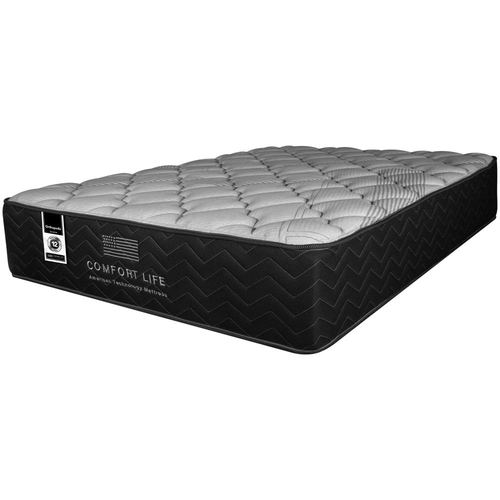 Colchón Comfort Life Black Orthopedic