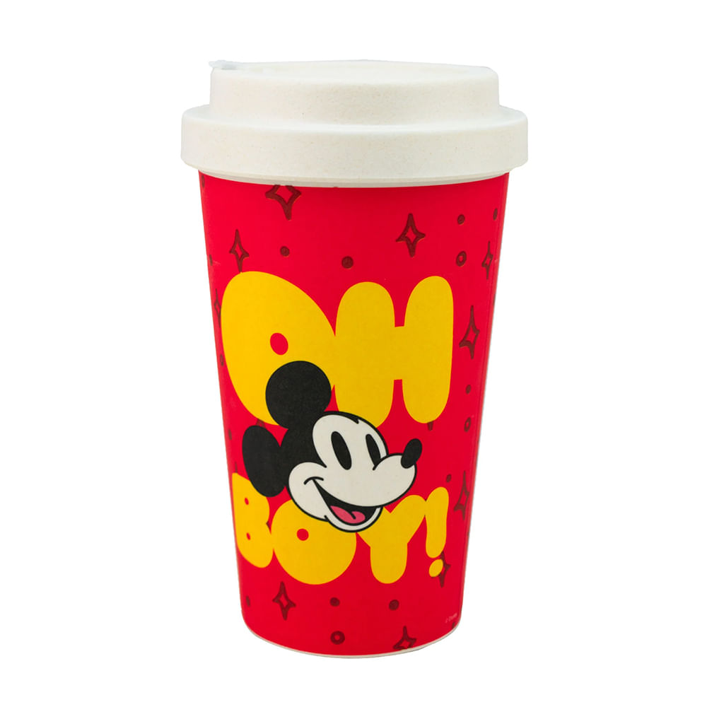 Vaso Disney Mickey Mouse doble pared de melamina 565 ml