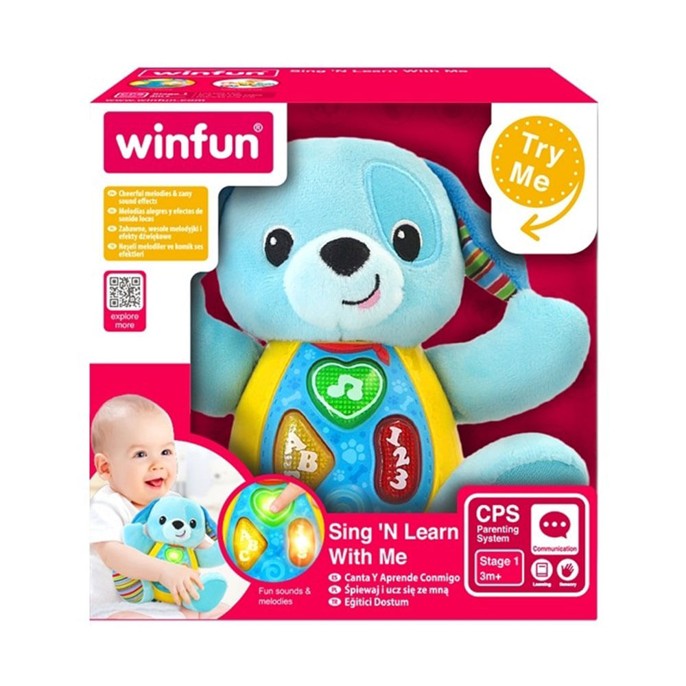Winfun Canta y Aprende Conmigo - Cachorro Arándano