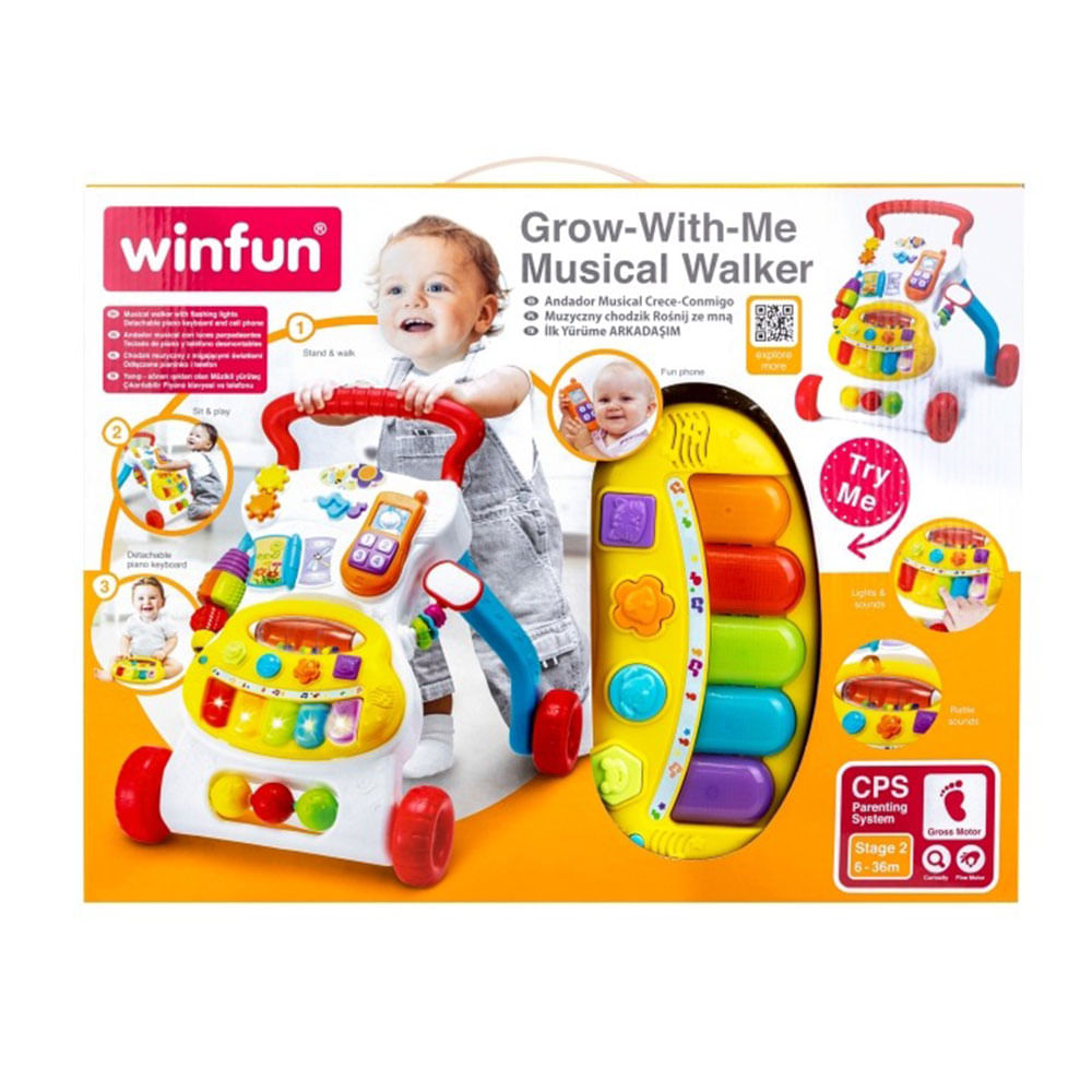 Winfun Andador Musical Crece Conmigo